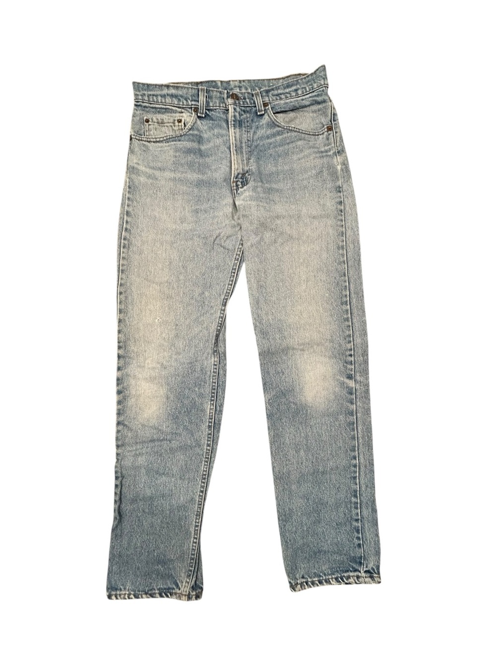Levi's 505 80s Men’s Vintage Light Blue Taper Leg Jeans 33x32(31) Denim Casual